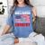 In Memory Of The Brave Man & Woman Memorial Day Women's Comfort Colors T-Shirt Chalky Mint