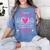 Memory Of My Daddy I Was Her Angel Now She Is Mine Heaven Women's Comfort Colors T-Shirt Chalky Mint