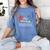 In Memory Of Mom Dad In Heaven Guardian Angel Wings Memorial Women's Comfort Colors T-Shirt Chalky Mint