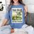 Moby Dick Book Cover Illustration Women's Comfort Colors T-Shirt Chalky Mint