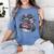 Morally Grey Book Club Floral Book Lover Graphic Women's Comfort Colors T-Shirt Chalky Mint