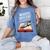 Murder Mystery And a Cup Of Tea Book Humor Women's Comfort Colors T-Shirt Chalky Mint