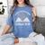 New Chapter Begins Retired 2026 Floral Book Retirement Women Women's Comfort Colors T-Shirt Chalky Mint