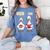 How Many Nights Reading Goose Book Lover Reader Women's Comfort Colors T-Shirt Chalky Mint