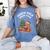 North Pole Book Club Gingerbread Christmas Reading Women's Comfort Colors T-Shirt Chalky Mint