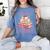 Not Today I'm Booked Book Lover Book Stack Coquette Bow Women's Comfort Colors T-Shirt Chalky Mint