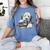 Old English Sheepdog Books Reading Dog Breed Graphic Women's Comfort Colors T-Shirt Chalky Mint