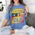 Im This Old Retro 80s 90s VHS Cassette Floppy Disk Nostalgia Women's Comfort Colors T-Shirt Chalky Mint