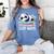 Panda Napping On Books Life’s Too Short To Skip Naps Women's Comfort Colors T-Shirt Chalky Mint