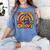 Peace Sign Groovy Vibes Costume Nostalgia Tie Dye Fashion Women's Comfort Colors T-Shirt Chalky Mint