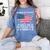 Please Be Patient With Me I'm From The 1900s American Flag Women's Comfort Colors T-Shirt Chalky Mint