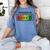 Powered By Books Bookworm Librarian Reading Women's Comfort Colors T-Shirt Chalky Mint