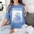 PROUDLY ANTI-SOCIAL MEMBER OF THE Introverted Book Club Women's Comfort Colors T-Shirt Chalky Mint