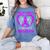 Purple In Memory Of Granddaughter Epilepsy Memorial Graphic Women's Comfort Colors T-Shirt Chalky Mint Purple In Memory Of Granddaughter Epilepsy Memorial Graphic Women's Comfort Colors T-Shirt Chalky Mint