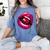 Rainbow Lips With a Cherry In The Mouth 80s Nostalgia Premium Tri-Blend Women's Comfort Colors T-Shirt Chalky Mint Rainbow Lips With a Cherry In The Mouth 80s Nostalgia Premium Tri-Blend Women's Comfort Colors T-Shirt Chalky Mint
