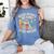 Read Books Be Kind Stay Weird Book Dragon Skeleton Reading Women's Comfort Colors T-Shirt Chalky Mint