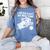 I Read Past My Bedtime Late Night Readers Book Club Women's Comfort Colors T-Shirt Chalky Mint