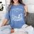 Read In Peace Skeleton Reading Book Halloween Bookish Women's Comfort Colors T-Shirt Chalky Mint