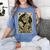 The Reader Tarot Card Book Lover Skeleton Reading Book Women's Comfort Colors T-Shirt Chalky Mint