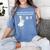 Reading 6-7 Silly Goose Read Books Bookish Bookworm Women's Comfort Colors T-Shirt Chalky Mint