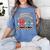 Reading Book Lover School Librarian Hooray It's Library Day Women's Comfort Colors T-Shirt Chalky Mint