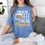 Reading Books Bookcase Book Club Bibliophile Women's Comfort Colors T-Shirt Chalky Mint