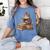 Reading Cat Book Lover Women's Comfort Colors T-Shirt Chalky Mint