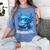 Readsolotl Blue Kawaii Axolotl Book Lover Reading Women's Comfort Colors T-Shirt Chalky Mint