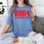 Red 8964 Never Forget Memory Self-Defense Protection Women's Comfort Colors T-Shirt Chalky Mint