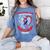 Red CHD Heart Disease Awareness Shirts In Memory Of Godson Women's Comfort Colors T-Shirt Chalky Mint