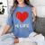 Retro Gamer 1 Life Pixel Heart – 8-Bit Gaming Nostalgia Women's Comfort Colors T-Shirt Chalky Mint