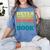 Retro Never Underestimate The Power Of a Boy With a Book Women's Comfort Colors T-Shirt Chalky Mint