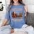 Santa Has The Right Idea Introvert Christmas Women's Comfort Colors T-Shirt Chalky Mint