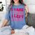 I Came I Saw I Left Early Sarcastic Introvert Saying Women's Comfort Colors T-Shirt Chalky Mint