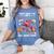 School Secretary Read Books And Know Things Flowers Flamingo Women's Comfort Colors T-Shirt Chalky Mint