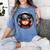 Serene Music Enthusiast With Headphones Introvert Cute Boy Women's Comfort Colors T-Shirt Chalky Mint