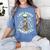 Skeleton I Buy Books Like I'm Immortal Halloween Women's Comfort Colors T-Shirt Chalky Mint