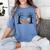 Skeleton Reading Book In Hammock Halloween Reader Women's Comfort Colors T-Shirt Chalky Mint