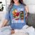Stay Curious Monkey Reading Book Lover Bookworm Women's Comfort Colors T-Shirt Chalky Mint