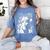 Stranger Things Hellfire Club Chrissy In Memory Of Women's Comfort Colors T-Shirt Chalky Mint