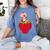 Strawberry Shortcake Sitting On Strawberry Retro Nostalgia Women's Comfort Colors T-Shirt Chalky Mint