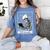 Tarot Card Shirt The Reader Tarot Skeleton Reading Book Women's Comfort Colors T-Shirt Chalky Mint