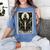 Tarot Cards Guide Book Esoteric Mysticism Clothing Tarot Card Justice Women's Comfort Colors T-Shirt Chalky Mint