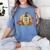 Teacher Book Pumpkin Fall Reading Thanksgiving Autumn Women's Comfort Colors T-Shirt Chalky Mint