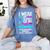 Teal & Purple In Memory Of My Grandson Suicide Prevention Women's Comfort Colors T-Shirt Chalky Mint