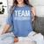 Team Overthinker Introvert Women's Comfort Colors T-Shirt Chalky Mint