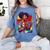 History Woman Reading Book Geometric Girl Educated Women's Comfort Colors T-Shirt Chalky Mint