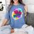 Totally 80's Tie Dye Retro Vibes 1980s Style Nostalgia Women's Comfort Colors T-Shirt Chalky Mint