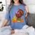 Turkey Reading Books Fall Thanksgiving Teacher Book Women's Comfort Colors T-Shirt Chalky Mint