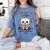 Unearth a Story Cute Kitten Summer Reading 2026 Cat Book Women's Comfort Colors T-Shirt Chalky Mint